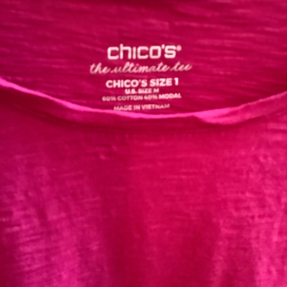 Chicos ultimate summer tee size 1 pink - Picture 3 of 4